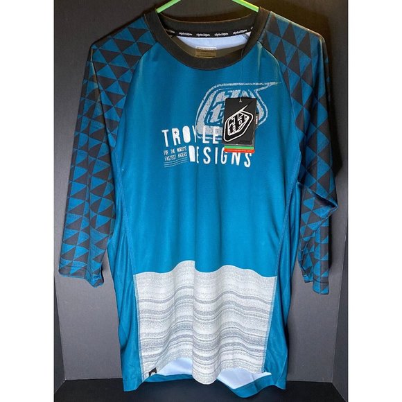 Troy Lee Designs TLD Mens S Ruckus Jersey Formation Dirty Blue NWT READ DESC - Picture 1 of 10